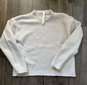 Aritzia Babaton Cream Crewneck Wool Sweater thumbnail 1
