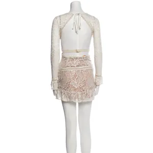For Love & Lemons - Emerie Cut Out Dress in White Size Small thumbnail 10