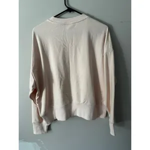 Reebok Womens Crewneck Sweatshirt Peach Pink Embroidered Logo Small thumbnail 5