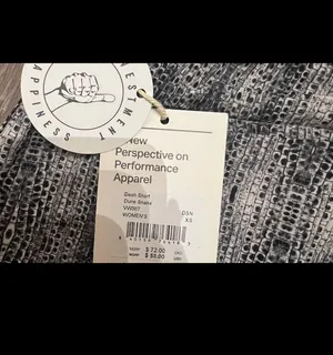 Vuori Black And White Workout Shorts thumbnail 2