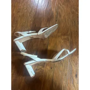 ALEXANDRE BIRMAN *IMPERFECT* Nelly Square Toe Sandal in White Shoes Size 39 9 thumbnail 5
