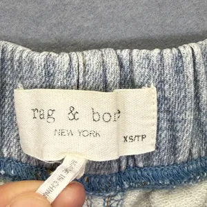 Rag & Bone Miramar Jogger Women XS Light Wash Trompe‎ L'oeil Denim Print Pants thumbnail 3