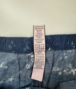 Victoria’s Secret Celestial Wide Leg Pajama Pants Blue Metallic thumbnail 10