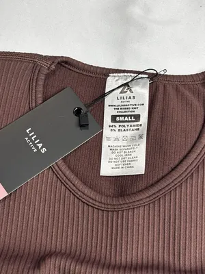 Lilias Active The Ribbed Knit Collection Crop Tank Top And Leggings Set thumbnail 4