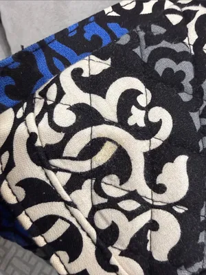 Vera Bradley Hipster Crossbody Canterbury Cobalt Tablet Bag w/Adjustable Strap thumbnail 8