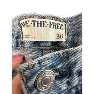 We The Free‎ People Women's Size 30 High Rise Denim Shorts Button Fly #GG4-5 thumbnail 2