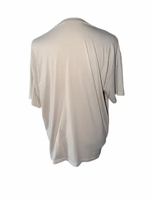 SHEIN Brooklyn New York Oversized Graphic Tee Beige Retro Block Letter Shirt thumbnail 3