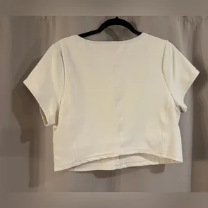 Aerie Offline Cream  Top thumbnail 2