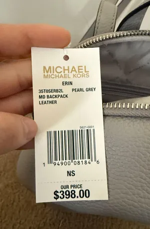 Michael Kors Grey Backpack thumbnail 7