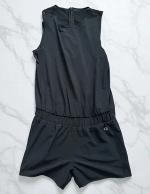 GAP FIT Women's Black One Piece Active Romper Size XS thumbnail 1