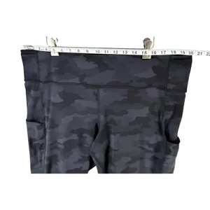 Lululemon Fast & Free High‎ Rise Tight II 20 Black Camo 25" Non Reflective Nulux thumbnail 8