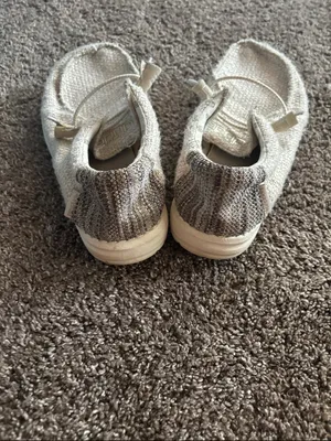 Hey Dude Beige Women's Woven Slip-On Loafers thumbnail 3