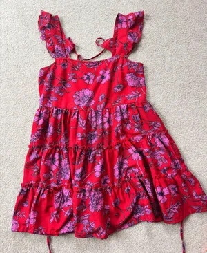 Mini floral dress Red Size XS/S thumbnail 1