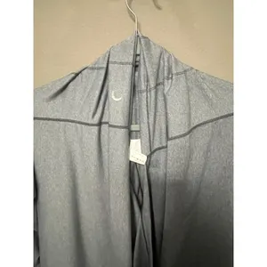 Zyia Active Grey‎ Heathered Long Sleeve Wrap Cardigan Top Womens Medium thumbnail 4