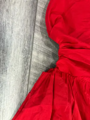 Abercrombie Red Cutout Maxi Dress thumbnail 7