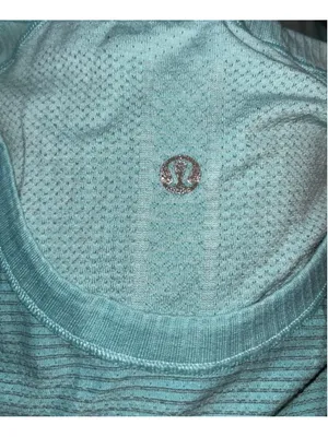 Lululemon Swiftly Tech Short Sleeve Top Womens 8 Turquoise Lightweight thumbnail 3