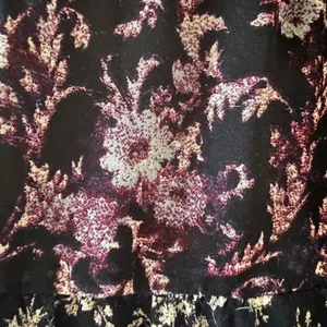 Urban Outfitters Kimchi Blue Babydoll Navy Floral Tiered Mini Lined SZ L #2423 thumbnail 10