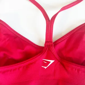 Gymshark Womens Sweat Seamless Light Support Active Gym Sports Bra Size‎ XS Red thumbnail 2