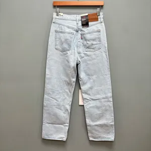 Levi’s Ribcage Straight Ankle Distressed Light Wash Jeans 26 thumbnail 7