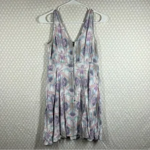 Free‎ People Pink Purple Tie Dye Mini Dress thumbnail 5
