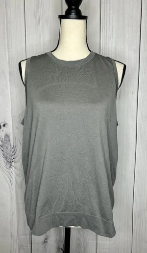 Lululemon Swiftly Breathe Muscle Tank Top Womens Sz 10 Gray Sleeveless thumbnail 1