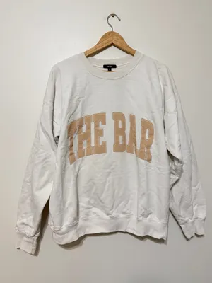 The Bar Varsity Crewneck Sweatshirt Size Large thumbnail 7