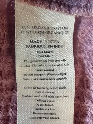Faherty Dream Cotton Gauze Jamesport Romper In Nirvana Size Small Purple thumbnail 7