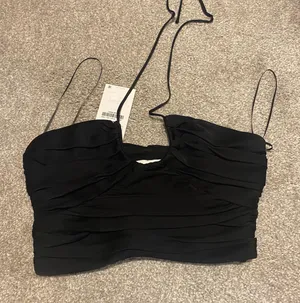 Zara Satin Halter Top thumbnail 2
