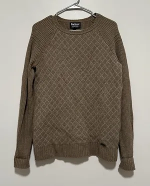 Barbour Lambswool Juno Mocha Brown‎ Sweater Size 10 thumbnail 1