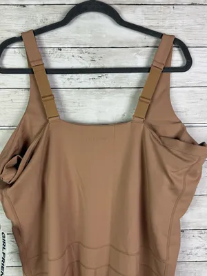 girlfriend collective Chestnut High-Rise Compressive Jumpsuit Size thumbnail 4