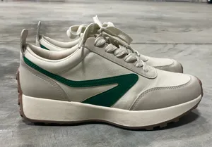 DV by Dolce Vita Braiden womens off white cream green sneakers athletic shoes thumbnail 1