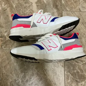 New Balance 997H Sneakers white pink and blue color thumbnail 4