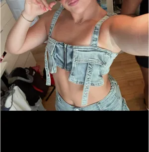 Edge Denim Skirt Set thumbnail 2