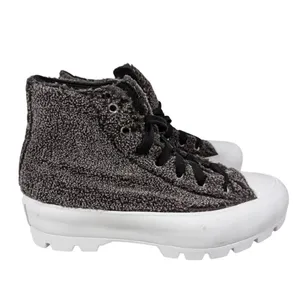 Converse Chuck Taylor All Star‎ Lugged Winter High Top Furry Knit Sneakers 7 thumbnail 6