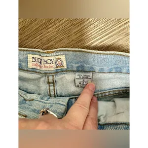 Vintage Bugle Boy Denim Button Fly Shorts J4 thumbnail 3