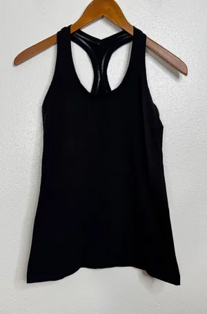 Lululemon Racerback Tank Top Black Athletic Yoga‎ Gym Shirt thumbnail 1