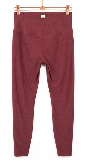 Vuori Daily Legging Heathered Mauve High Rise Yoga Pants Small thumbnail 1