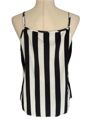 Brenda Black & White Striped Tank Top thumbnail 6