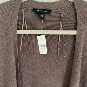 Ann Taylor Brown Boho Western Cardigan thumbnail 2