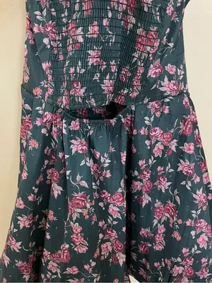 NEW Altar’d State Floral Bubble Mini Dress Size Medium NWT thumbnail 7