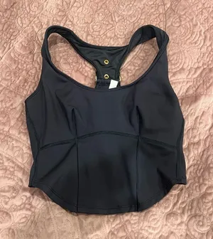 Savage X Fenty Black Racerback Sports Crop thumbnail 1