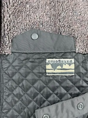 PATAGONIA Mixed T Snap Pockets Quilted Fleece Pullover Size XS thumbnail 7