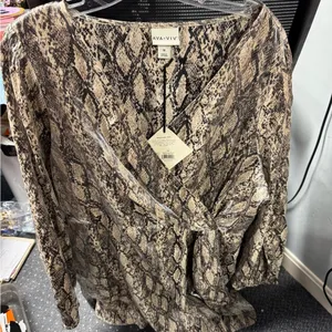 Ava & viv snake print dress 1X // 100440 thumbnail 1