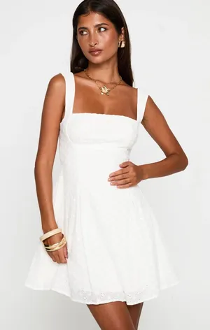 Princess Polly Dress White Mini thumbnail 1