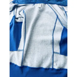 Active‎ Life Women's Long Hoodie Coat XXL Blue Fleece Lined Pockets Open Front thumbnail 3