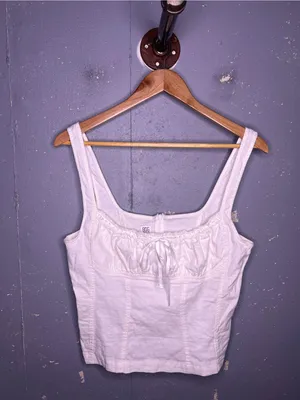 BDG LINEN MIX PRAIRIE CAMI - XL thumbnail 3