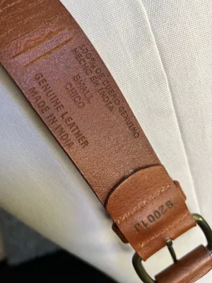 Women’s leather belt Brown thumbnail 3