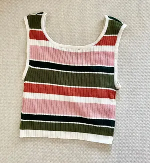 Princess Polly Stripe Crop Tank Top by MINKPINK thumbnail 4