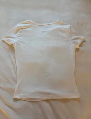 White Brandy Melville Baby Tee Size S thumbnail 2