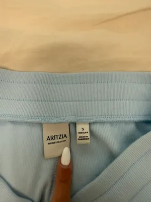 Aritzia Homestretch Villa Blue Rib Pants thumbnail 2